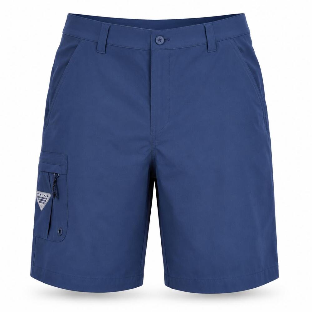 Columbia PFG Terminal Tackle Shorts Men’s 36 Navy Blue Fishing Cargo